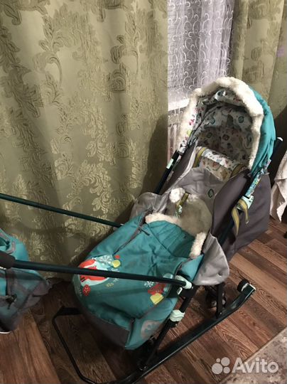 Коляска санки