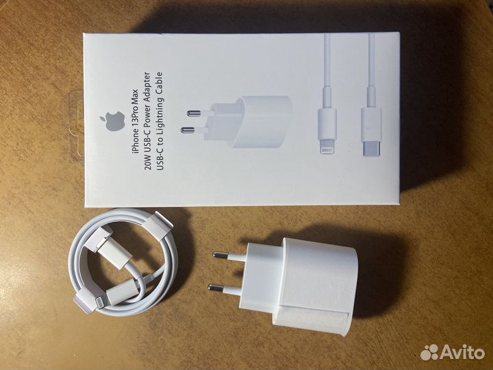 Зарядка на iPhone с блоком