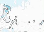 Карта глубин Navionics EU652L Европейская часть РФ