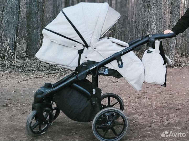 Коляска 3 в 1 adamex bibione lux TSB-12