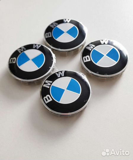 Koлпачки на литые диски bмw 68мм
