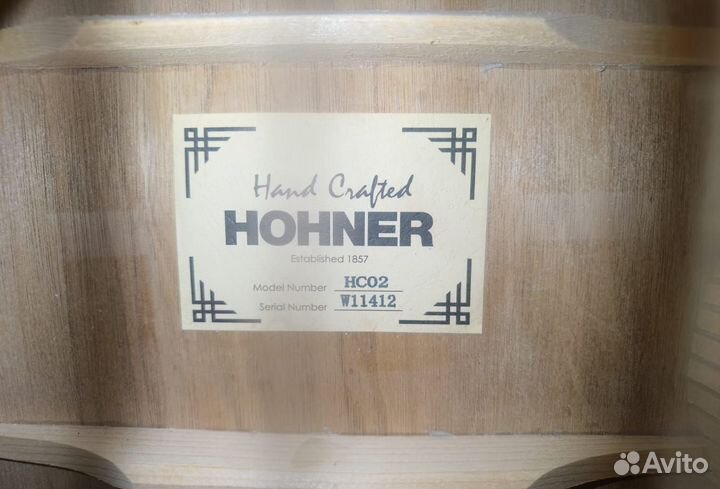 Гитара классическая hohner HC 02