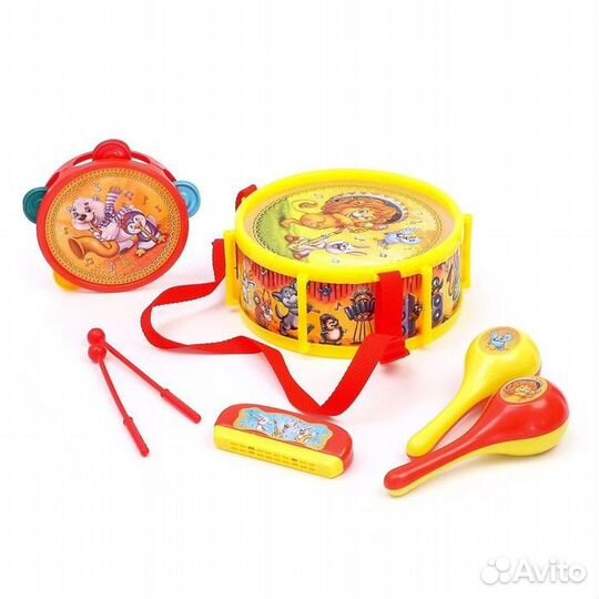 Набор музыкальных инструментов «Мульт Бэнд-2», 7 п