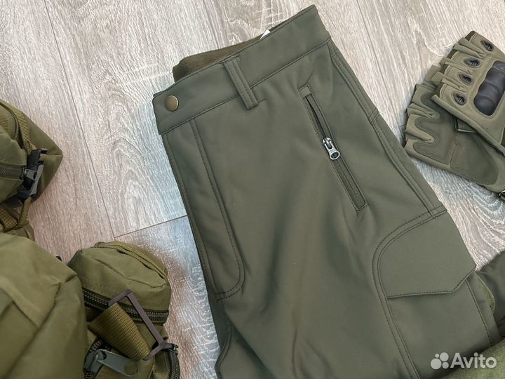 Тактический костюм softshell олива