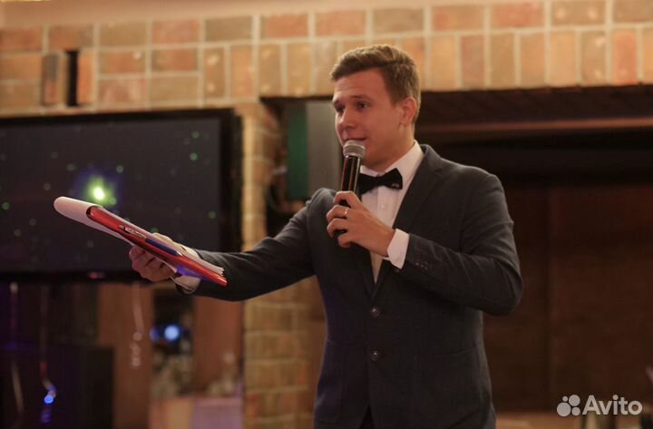 Ведущий, шоумен + диджей, свадьба корпоратив, юбил