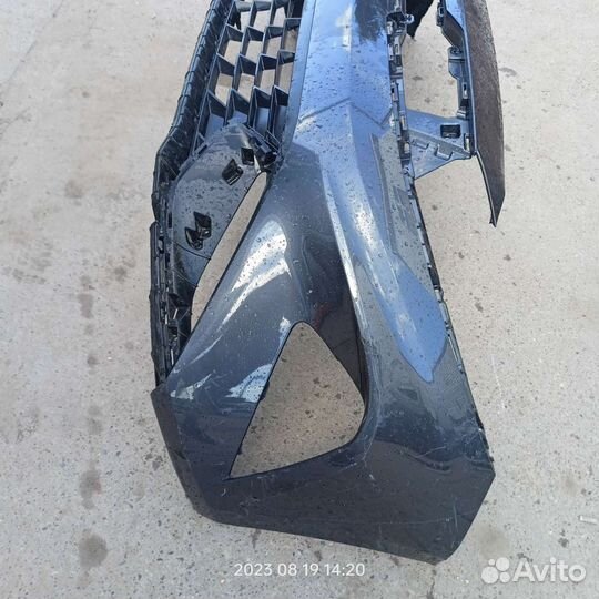 Передний бампер kia cerato 4 рестайлинг