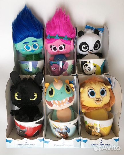 Игрушка + кружка герои Dream Works