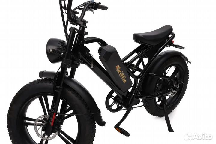 Электровелосипед гибрид фетбайк griffi F1 1000Вт