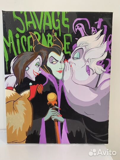 Картина акрилом на холсте 40х50