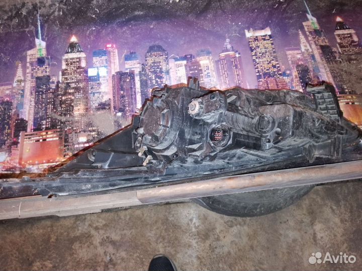 Hyundai solaris фара правая