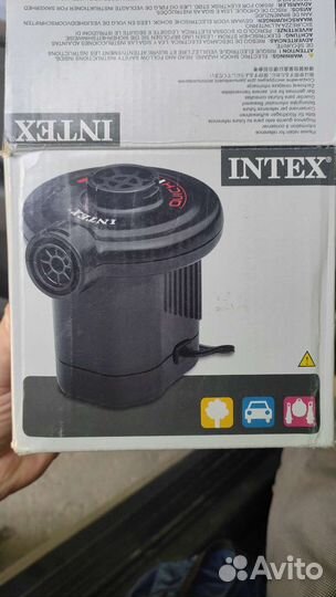 Насос автомобильный intex для матрасов,бассейнов