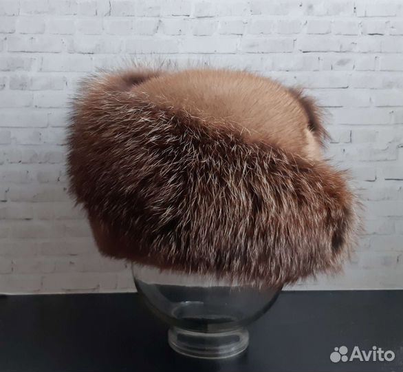 Шапка норковая женская бу