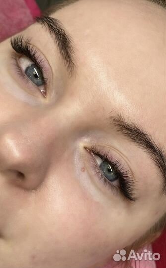 Наращивание ресниц на дому