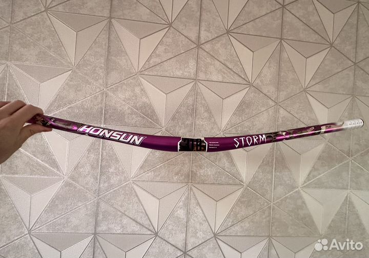 Фиолетовый руль для велосипеда 780мм 31.8мм