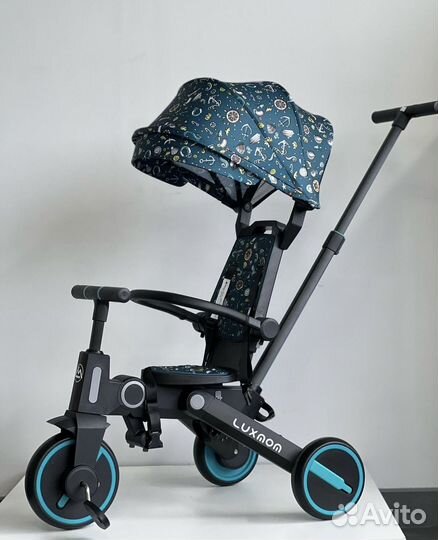 Трехколесный велосипед каталка luxmom