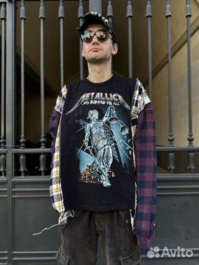 Metallica лонгслив апсайкл