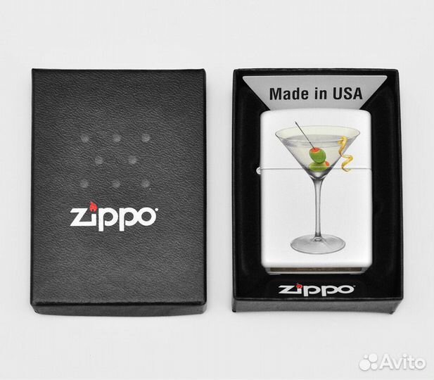 Зажигалка Zippo 28271 Martini Оригинал Новая