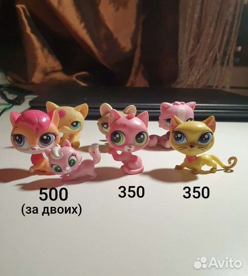 Littlest Pet Shop кошки, собаки Hasbro