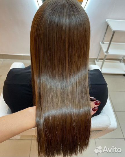 Кератиновое выпрямление Ботокс Полировка волос