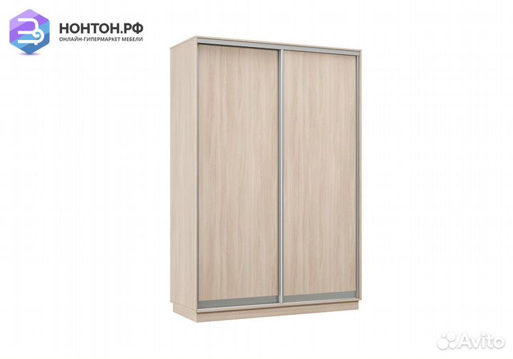 Шкаф-купе двухдверный Цербер ясень шимо светлый