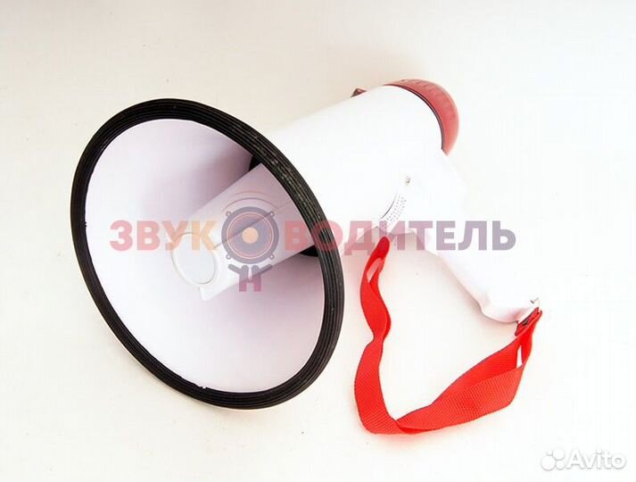 Мегафон рупор с аккумулятором, записью и USB