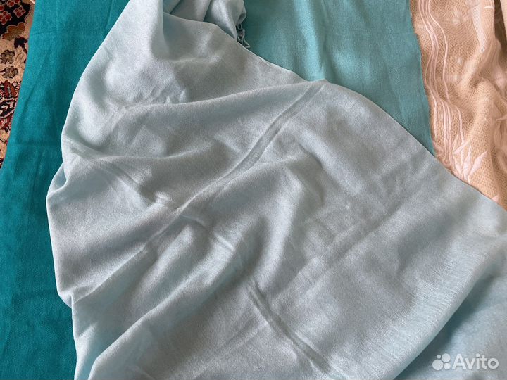 Женский шарф палантин шелк, кашемир