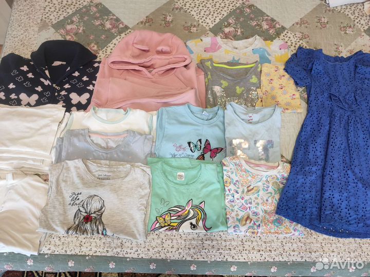 Одежда для девочки пакетом 134 140