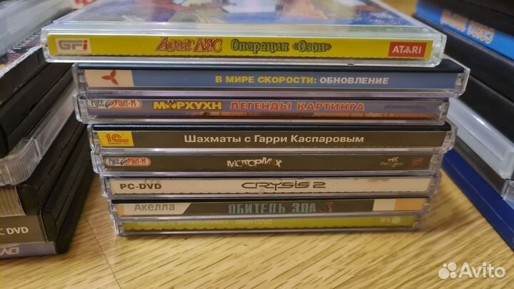 Компьютерные игры, мультфильмы. CD, DVD