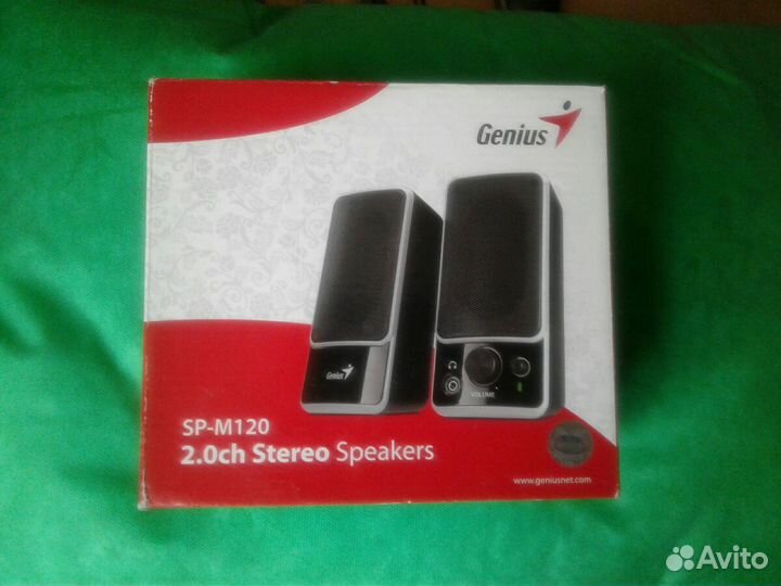 Колонки Genius стерео с усилителем