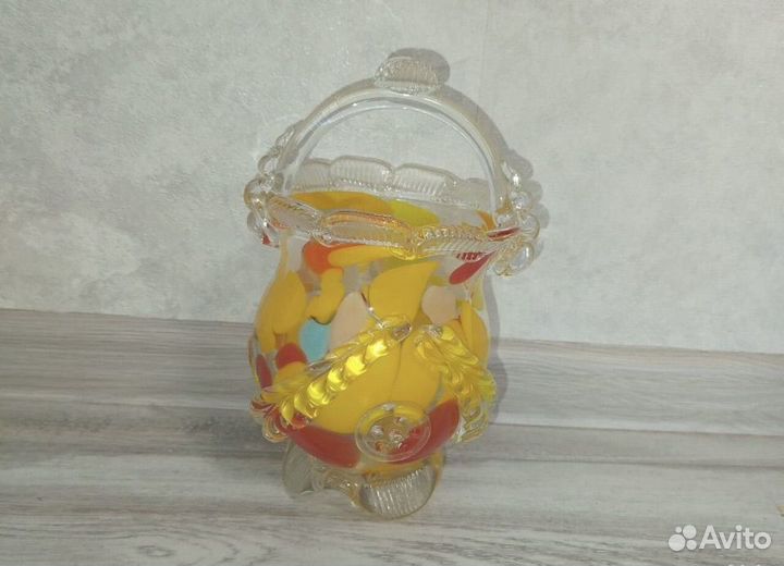 Ваза корзинка СССР
