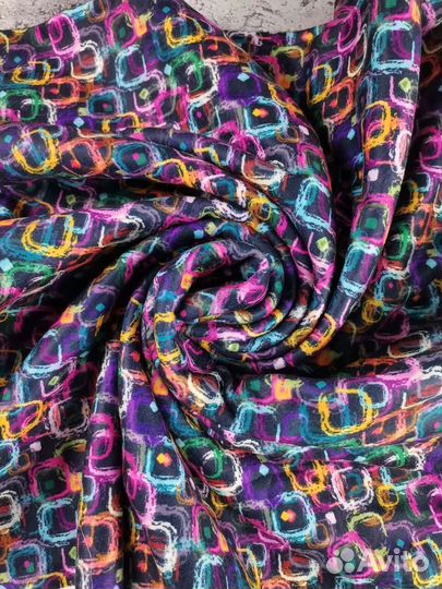 Ткань Флис с принтом