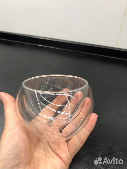 Чашечки для чая, двойные стенки, 180 мл