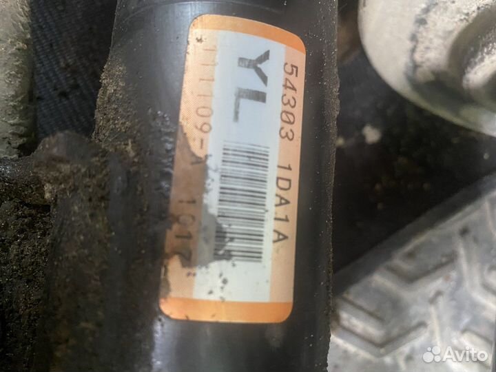 Стойка амортизатора передняя nissan x-trail