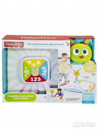 Танцевальный коврик Fisher Price Робота Бибо