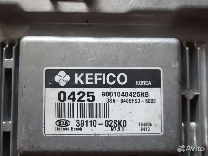 Эбу мозги Kia Picanto 1