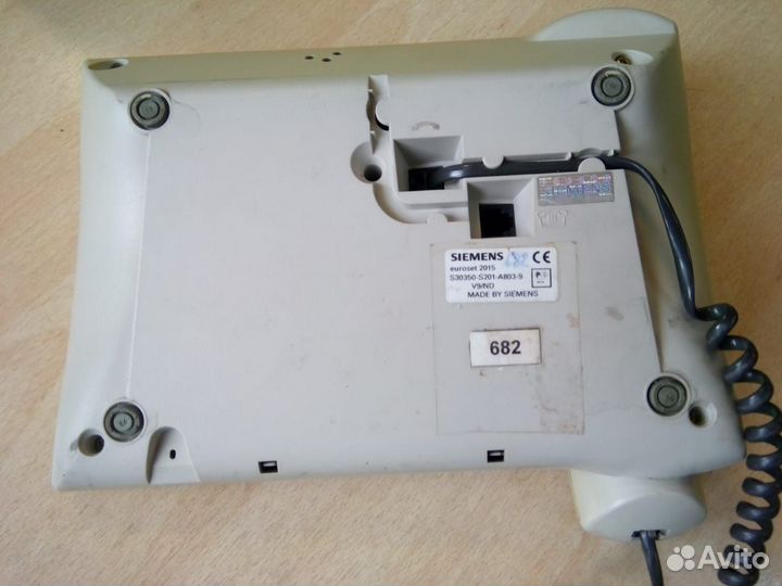 Телефон сименс офисный - белый и чёрный