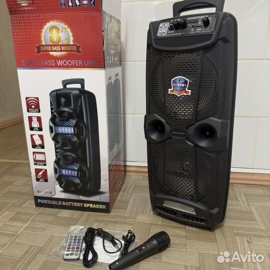 Колонка напольная Lt-2803 с микрофоном