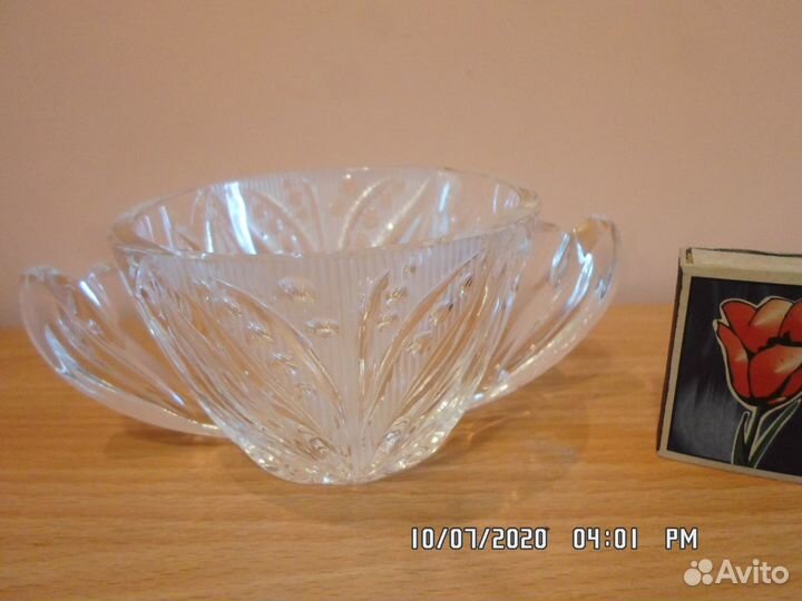 Посуда (вазочки) хрусталь