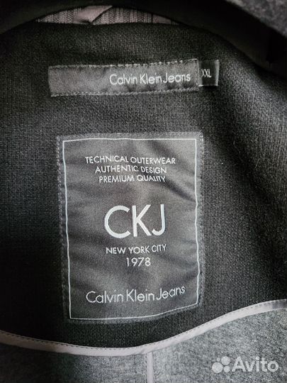 Пальто демисезонное мужское Calvin Klein оригинал