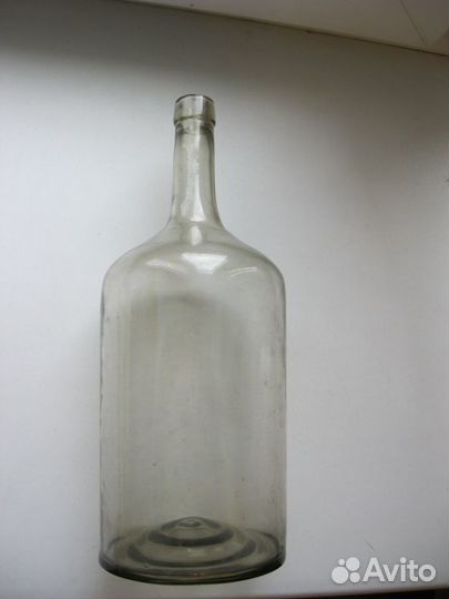 Бутыль.Графины зеленого стекла времён СССР