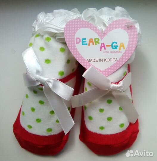 Нарядные носочки под туфли на 1-1,5г. Ю. Корея