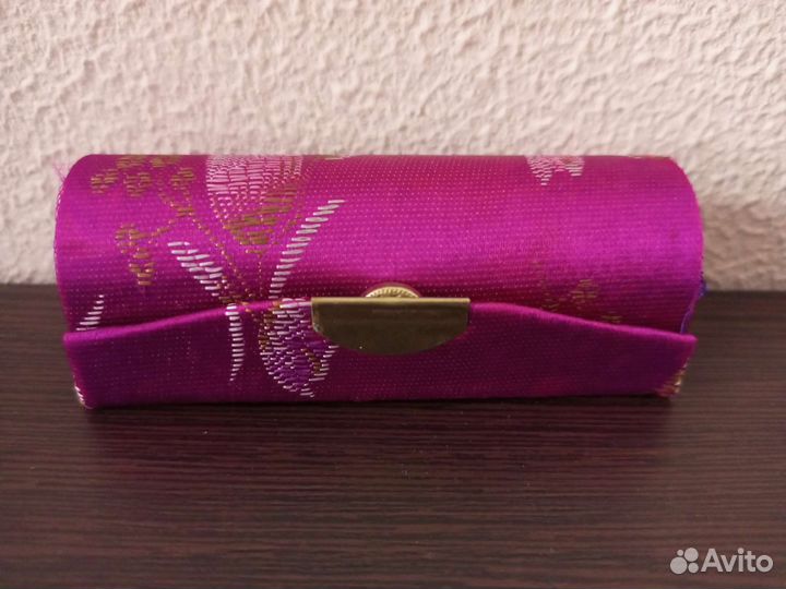 Футляр шкатулка с зеркальцем для помады