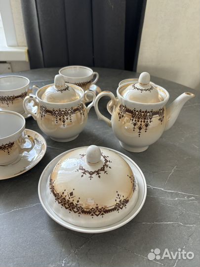Новый чайный сервиз барановка СССР винтаж