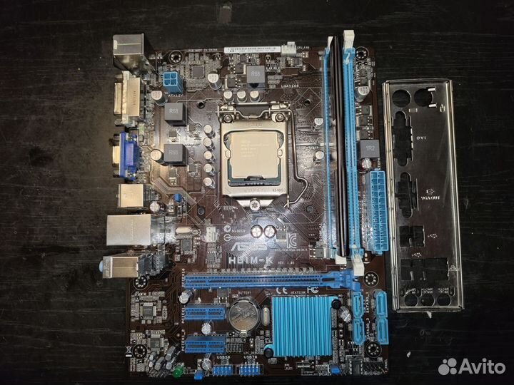 Комплект Asus h61m-k, G1610, 2gb ddr3