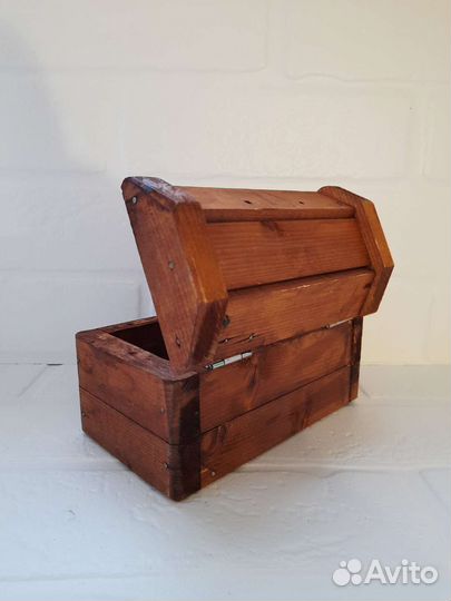 Сундук-шкатулка натуральное дерево