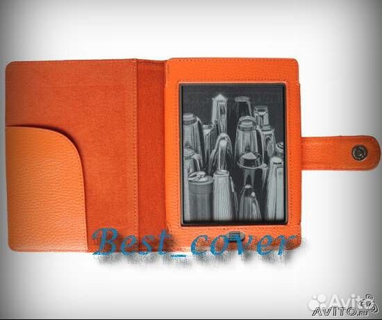 Обложка (Amazon Kindle Touch ) оранж. кн. в нал