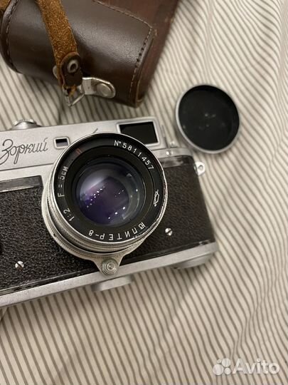 Фотоаппарат зоркий 4 с объективом Индустар