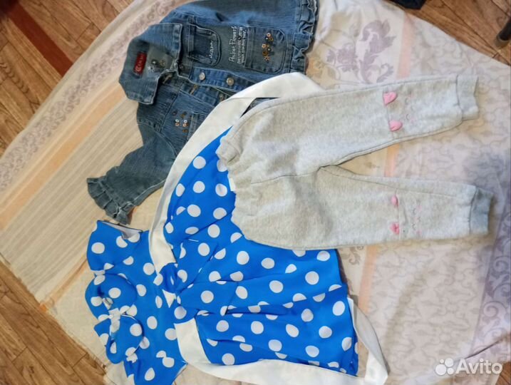 Вещи пакетом на девочку 86-92 рр