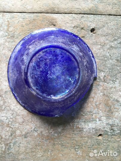 Блюдце кобальтовое пруссия