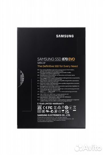 SSD Samsung 500Gb 2.5 SATA -Новый